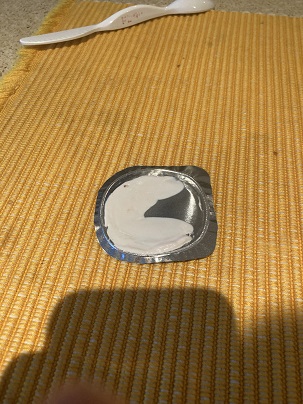 this yogurt looks like pacman